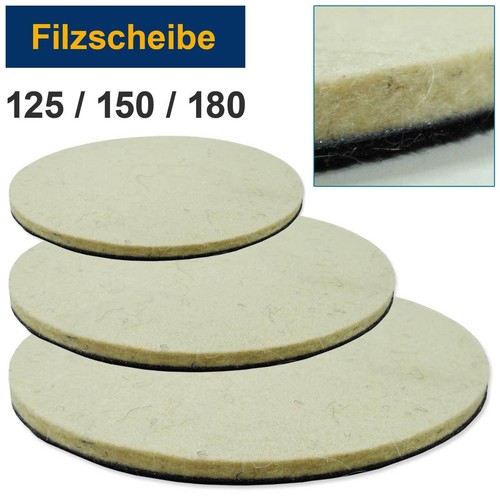 Polierfilz 125mm 150mm - , 180mm
