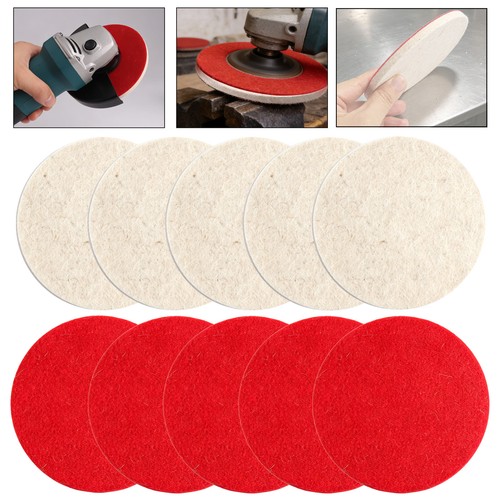 10x polierpad klett - polierpad,