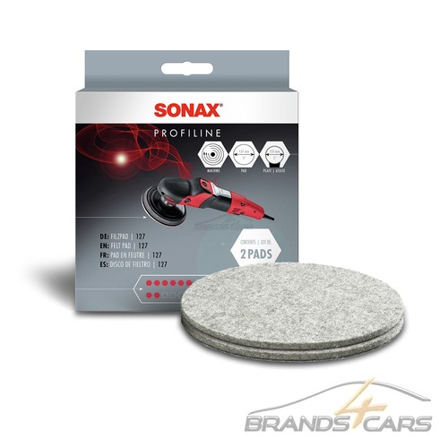 Sonax filzpad polierscheibe - 2x,