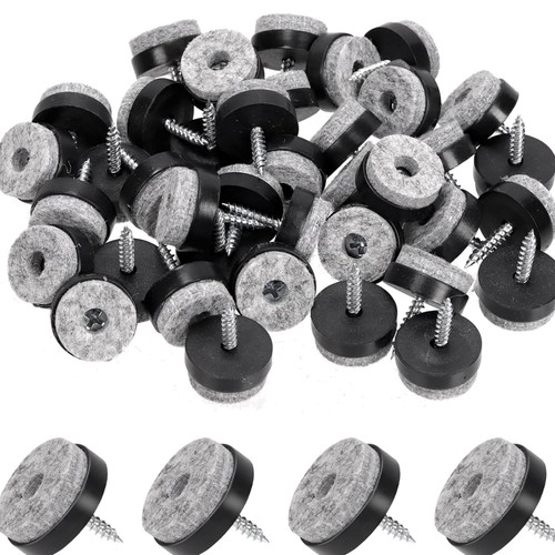 Black screw filz pad set - filz,